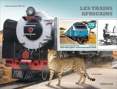 CENTRAL AFRICAN- 2022 11- AFRICAN TRAINS II  1V
