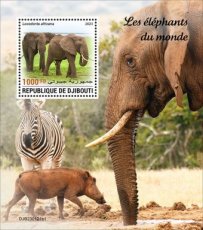 DJIBOUTI- 2023 03- ELEPHANTS I  1V