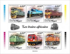 2024 01- NIGER- AFRICAN TRAINS  6V