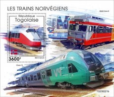 2024 01- TOGO- NORWEGIAN TRAINS 1V