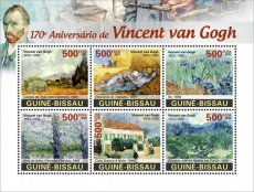 2024 02- GUINEA BISSAU- VINCENT VAN GOGH  6V